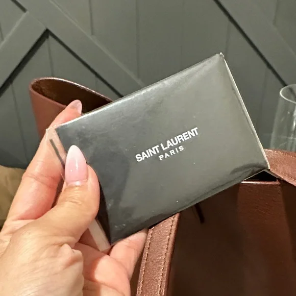 Yves Saint Laurent Chocolate Brown Tote - Picture 6 of 11